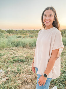 Never Stay Neutral Oversized Top