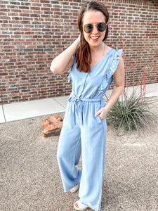 Johanna Chambray Jumpsuit