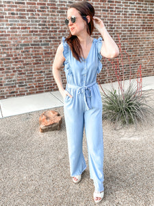 Johanna Chambray Jumpsuit