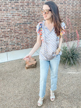 Load image into Gallery viewer, The Meri Flutter Sleeve Top
