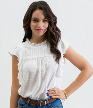 Load image into Gallery viewer, The Frankie Drape Sleeve Woven Top
