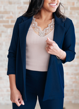 Load image into Gallery viewer, The Tasha Magic Blazer in Navy
