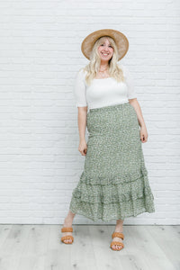 The Savvy Floral Maxi Skirt