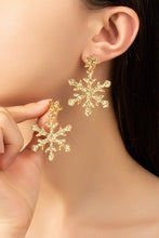 Load image into Gallery viewer, Gold Sparkle Snowflakes
