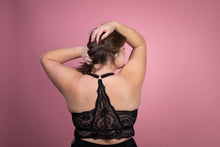 Load image into Gallery viewer, PREORDER: Noelle Racerback Bralette in Black
