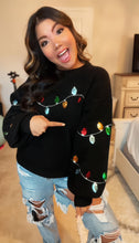 Load image into Gallery viewer, PREORDER: Noel Sequin Bell Sleeve Sweater
