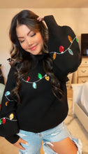 Load image into Gallery viewer, PREORDER: Noel Sequin Bell Sleeve Sweater
