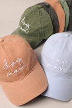Load image into Gallery viewer, PREORDER: Dog Mom Embroidered Baseball Cap in Four Colors

