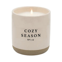 Load image into Gallery viewer, Cream Stoneware Soy Candles in Various Scents
