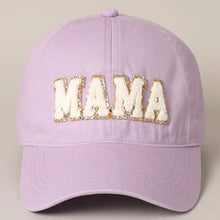 Load image into Gallery viewer, PREORDER: Mama Chenille Letter Patch Baseball Cap in Five Colors
