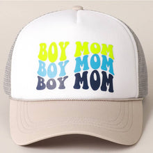 Load image into Gallery viewer, PREORDER: Boy Mom Foam Trucker Hat in Two Colors

