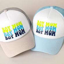 Load image into Gallery viewer, PREORDER: Boy Mom Foam Trucker Hat in Two Colors
