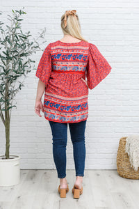 The Dolly Paisley Tunic