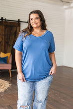 Load image into Gallery viewer, Absolute Favorite V-Neck Top in Azure
