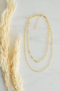 Bella Layered Link Necklace