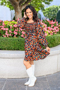 The Amelia Long Sleeve Floral Dress