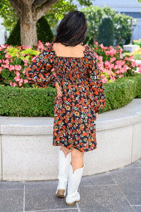 The Amelia Long Sleeve Floral Dress