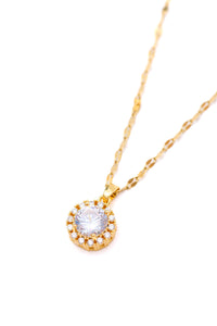 Brilliant Gem Pendant Necklace