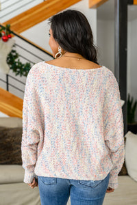 Sweet Caroline Confetti Sleeve Sweater