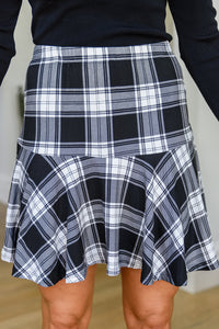 The Keeley Plaid Mini Skort