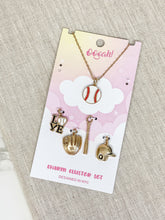 Load image into Gallery viewer, PREORDER: Sports Charm Necklace Cluster Sets in Assorted Styles
