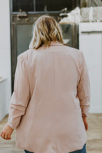Load image into Gallery viewer, Pretty In Pink Blazer Ruched 3/4 Sleeve Blazer
