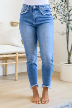 Load image into Gallery viewer, Christina Fringed Pocket Slim Fit Jeans
