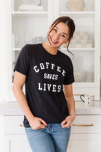 Load image into Gallery viewer, Coffee Fanatic Graphic Tee
