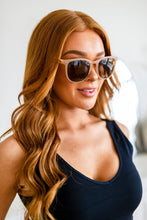 Load image into Gallery viewer, Collapsible Girlfriend Sunnies &amp; Case in Tan
