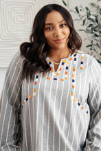 Load image into Gallery viewer, Color Chain Embroidered Top
