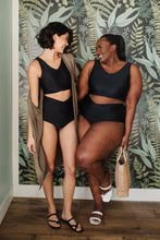 Load image into Gallery viewer, Come Sail Away Swim Bottoms In Black
