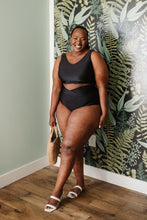 Load image into Gallery viewer, Come Sail Away Swim Bottoms In Black
