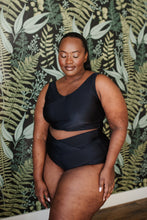 Load image into Gallery viewer, Come Sail Away Swim Bottoms In Black
