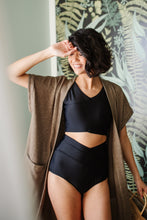 Load image into Gallery viewer, Come Sail Away Swim Bottoms In Black
