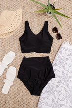 Load image into Gallery viewer, Come Sail Away Swim Bottoms In Black
