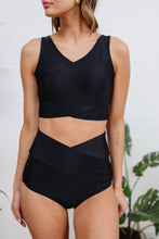 Load image into Gallery viewer, Come Sail Away Swim Bottoms In Black

