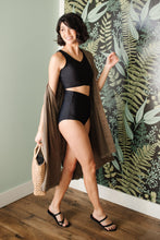 Load image into Gallery viewer, Come Sail Away Swim Bottoms In Black
