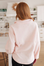 Load image into Gallery viewer, Black Friday: Cozy Moment 1/2 Zip Pullover in Blush
