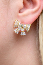 Load image into Gallery viewer, Crystal Bows Stud Earrings

