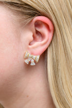 Load image into Gallery viewer, Crystal Bows Stud Earrings
