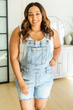 Load image into Gallery viewer, Demi Distressed Judy Blue Shortalls
