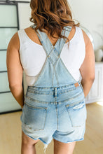 Load image into Gallery viewer, Demi Distressed Judy Blue Shortalls
