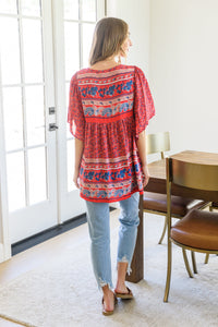 The Dolly Paisley Tunic