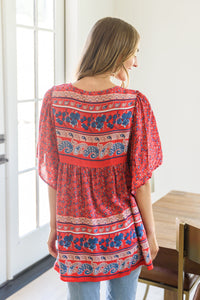 The Dolly Paisley Tunic