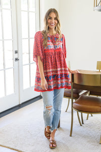 The Dolly Paisley Tunic