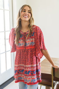 The Dolly Paisley Tunic