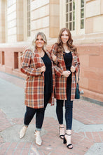 Load image into Gallery viewer, The Alexis Plaid Jacket In Rust
