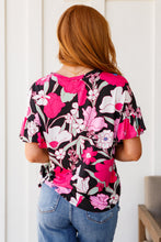 Load image into Gallery viewer, The Kyle Floral Ruffle Sleeve Top
