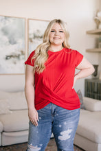 Load image into Gallery viewer, Twist &amp; Shout Front Knot Top
