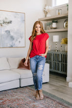Load image into Gallery viewer, Twist &amp; Shout Front Knot Top
